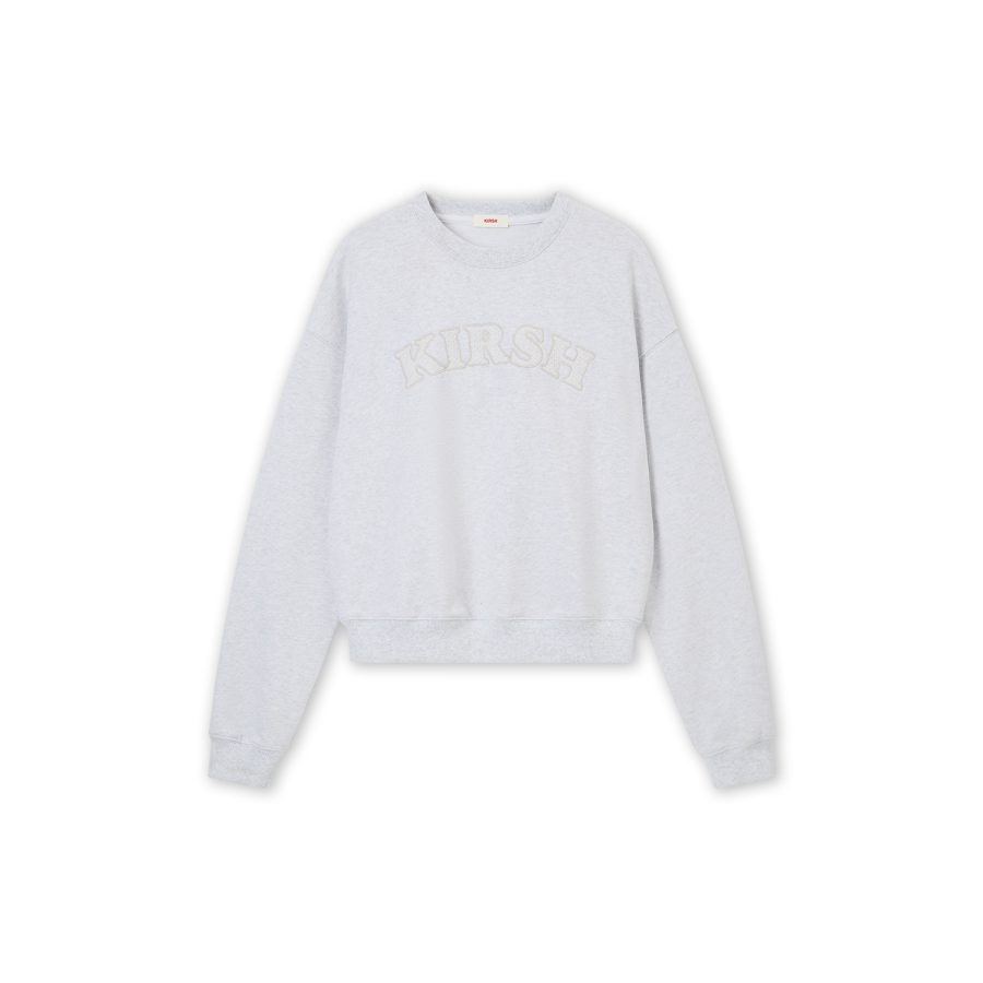 Kirsh Sweatshirts Unisex Gray Crew Neck Moderate Regular