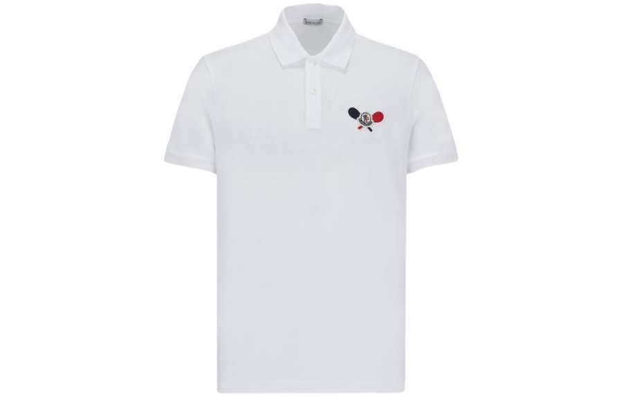 Moncler logo-patch piqué-weave polo shirt