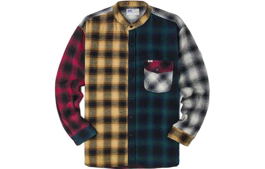 Lee Lee Shirts Men's Yellow Crew Neck Moderate Other