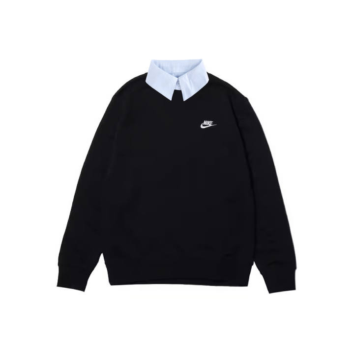 Nike Nike Sweatshirts Men's Black Lapel Moderate