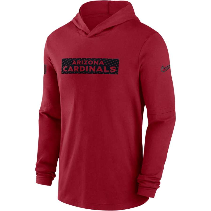 Nike Nike Arizona Cardinals Sideline Men's Nike Dri FIT Nfl Long Sleeve Hooded Top