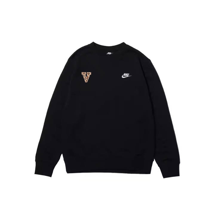 Nike Nike Sweatshirts Men's Black Crew Neck Moderate Regular