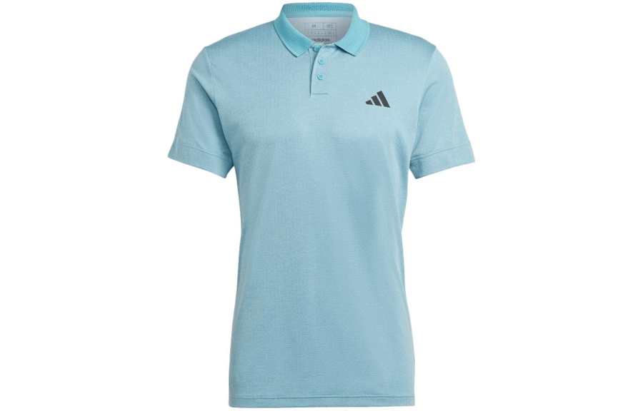 Adidas Adidas Polo Shirts Men's Blue Polo Collar Moderate Straight Fit