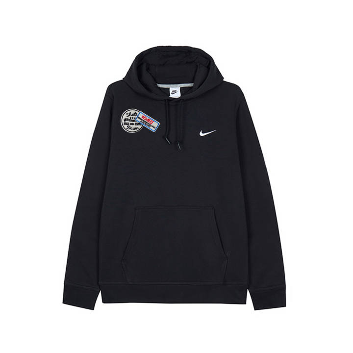 Nike Nike Sweatshirts Men's Black Hooded Moderate Other