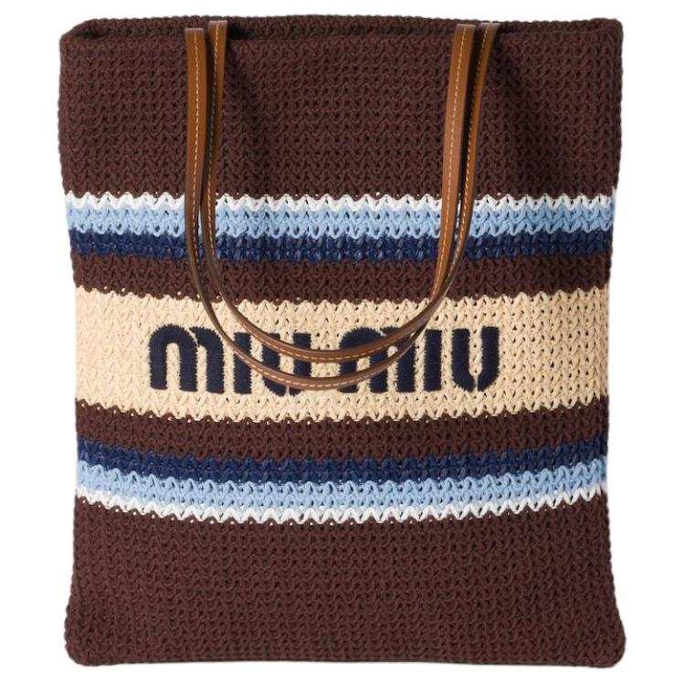 MIU MIU Cotton Handbag, Shoulder Bag Women's Multicolor