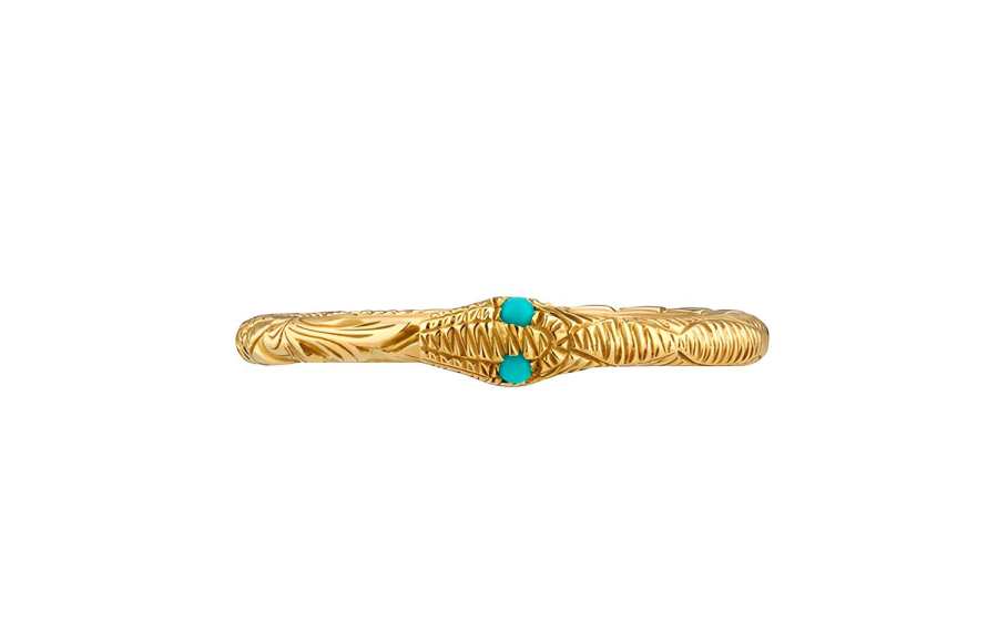 GUCCI 18K Gold Rings Unisex Gold