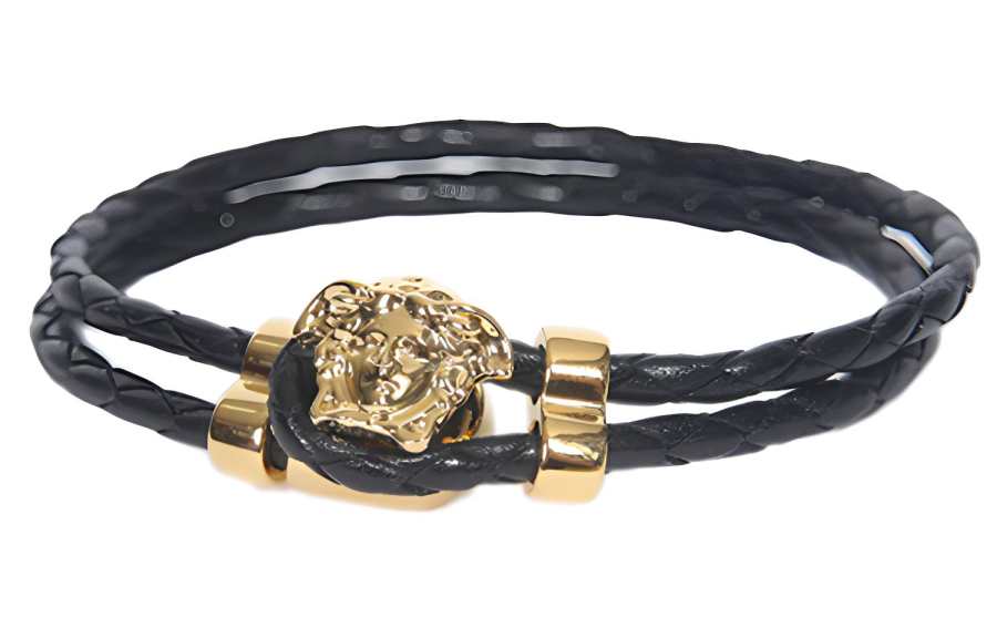 VERSACE VERSACE Medusa Logo Detailed Charm Bracelet