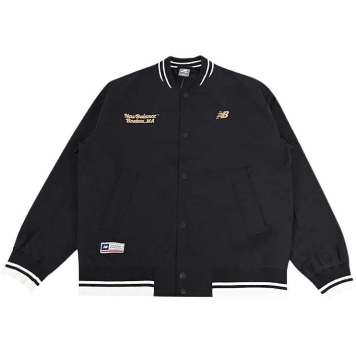 New Balance New Balance Athleisure Baseball Jacket Men's Black