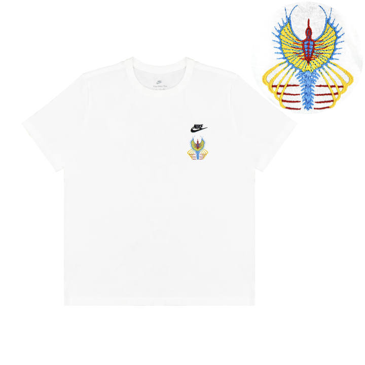 Nike Nike T Shirts Unisex White Crew Neck Moderate Straight Fit