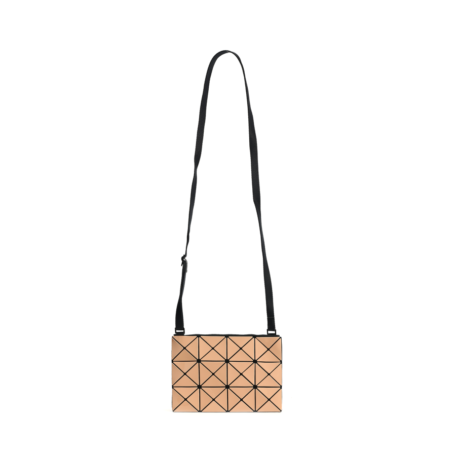ISSEY MIYAKE Polyvinyl Chloride Resin Handbag, Shoulder Bag, Crossbody Bag Women's Orange