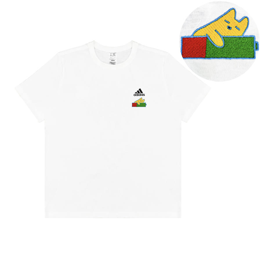 Adidas Adidas T Shirts Unisex White Crew Neck Moderate Straight Fit