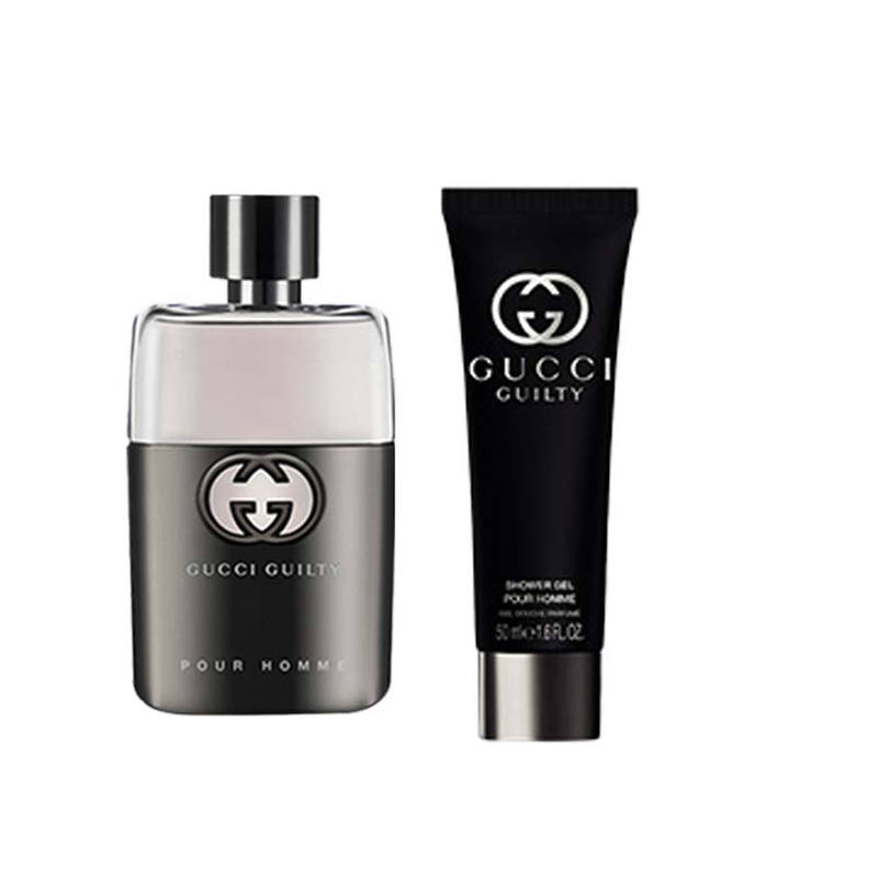 GUCCI Sinful Love Men Light Perfume, Shower Gel Perfume Set Woody, Eau De Toilette 50ml+50ml
