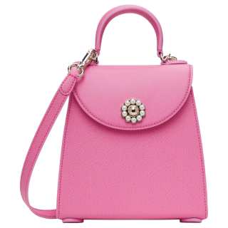 SIMONE ROCHA Leather Handbag Mini Women's Bright Pink