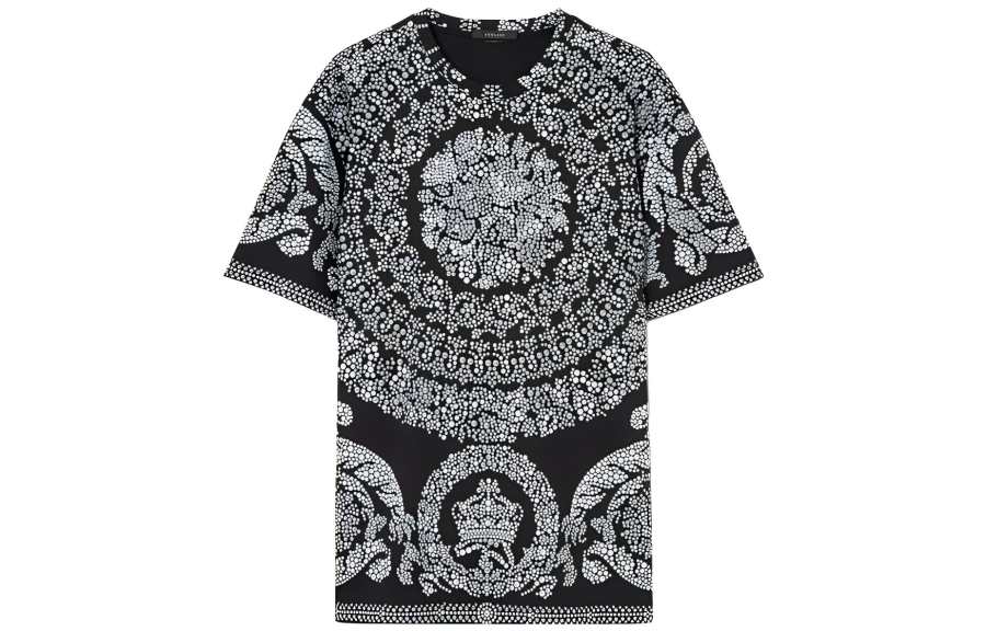 Versace Barocco-print organic cotton T-shirt