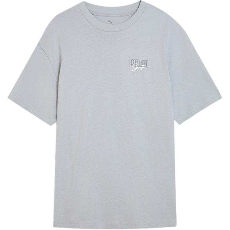 PUMA Elevatedgraphic SS25 T Shirt Men's Light Gray 20