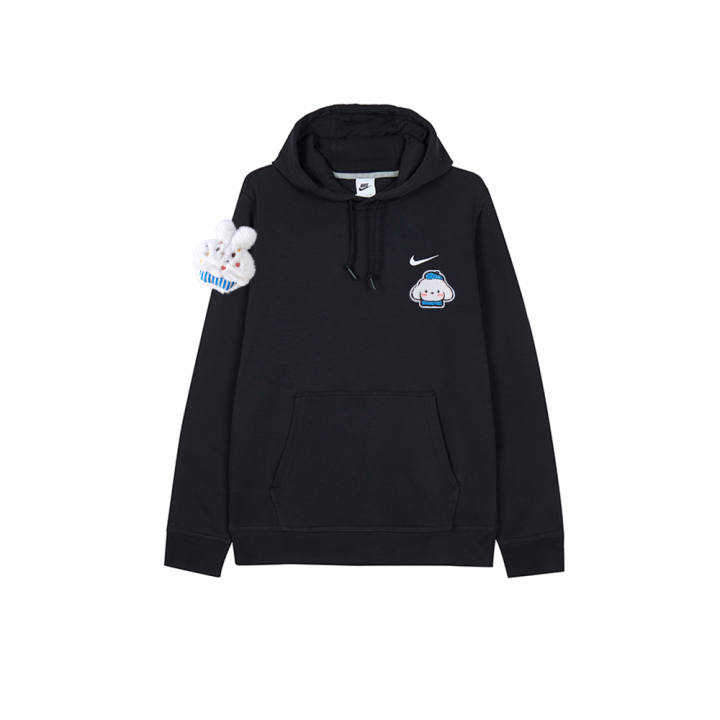 Nike Nike Sweatshirts Men's Black Hooded Moderate