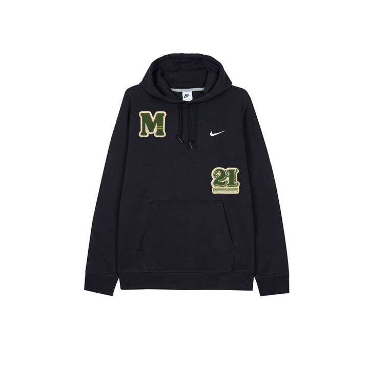 Nike Nike Sweatshirts Men's Black Hooded Moderate Regular