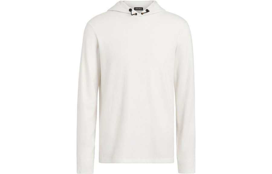 Ermenegildo Zegna FW23 Sweatshirt Men's White