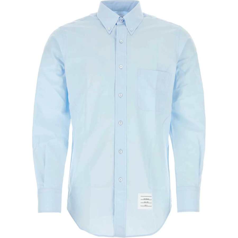 THOM BROWNE THOM BROWNE Logo Patch Long Sleeved Shirt