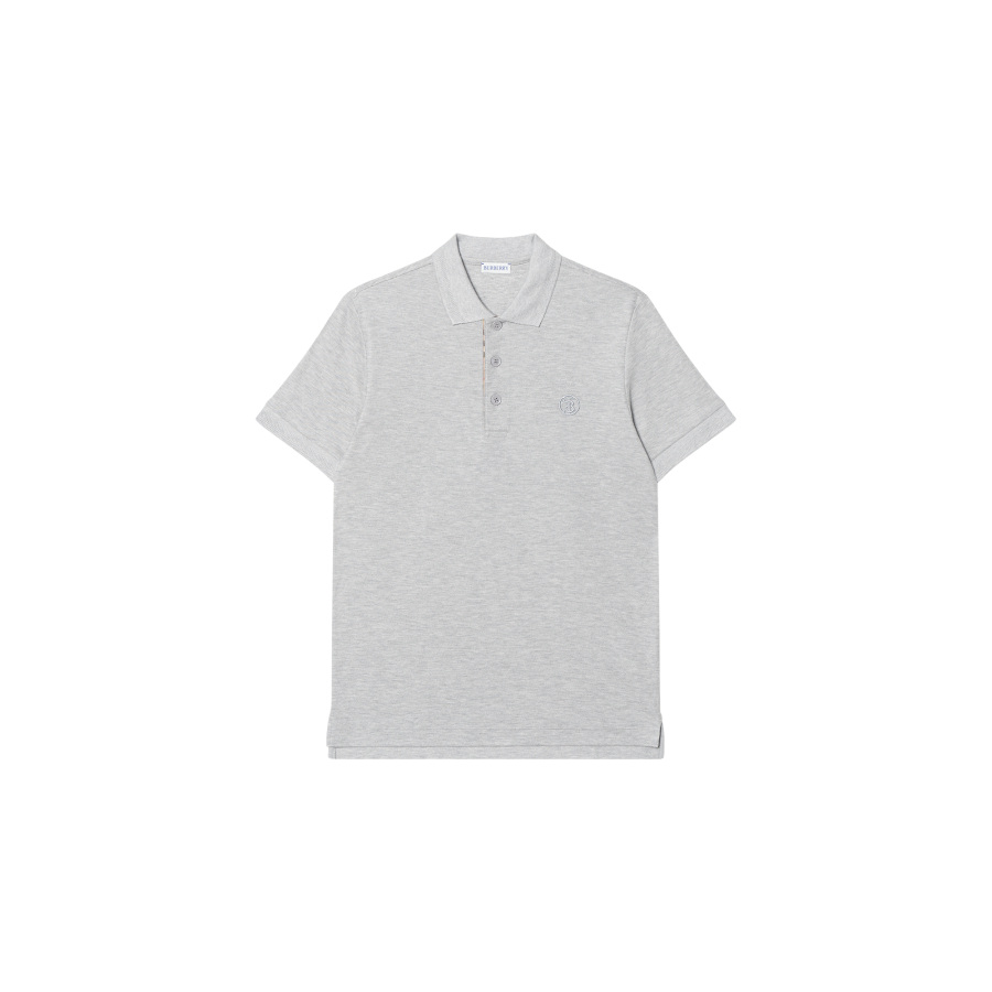 Burberry 【Previous Season】logo-embroidered polo shirt