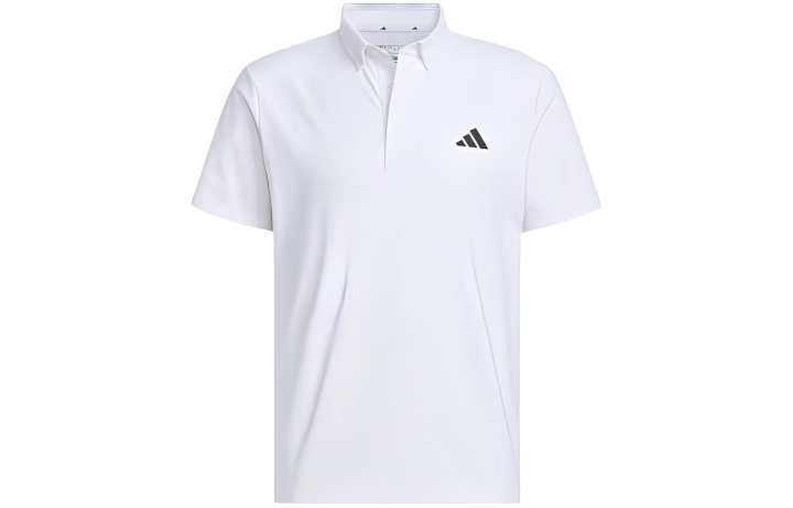 Adidas Adidas Polo Shirts Men's White Polo Collar Moderate Straight Fit