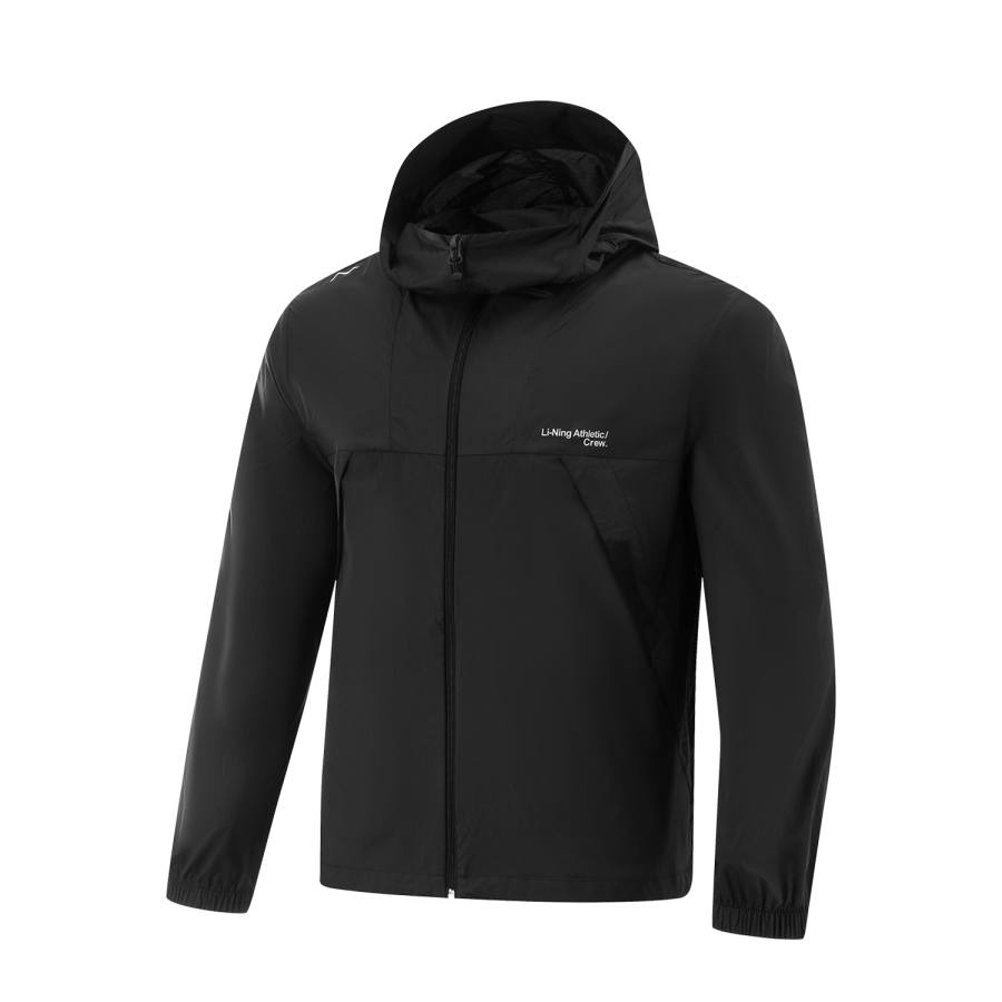 Li-Ning Li Ning Breathable UV Protection Sun Protection Clothing Men's Black