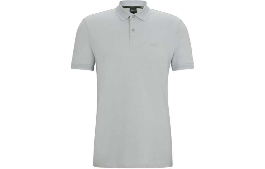 HUGO BOSS SS24 Polo Shirt Men's Light Gray