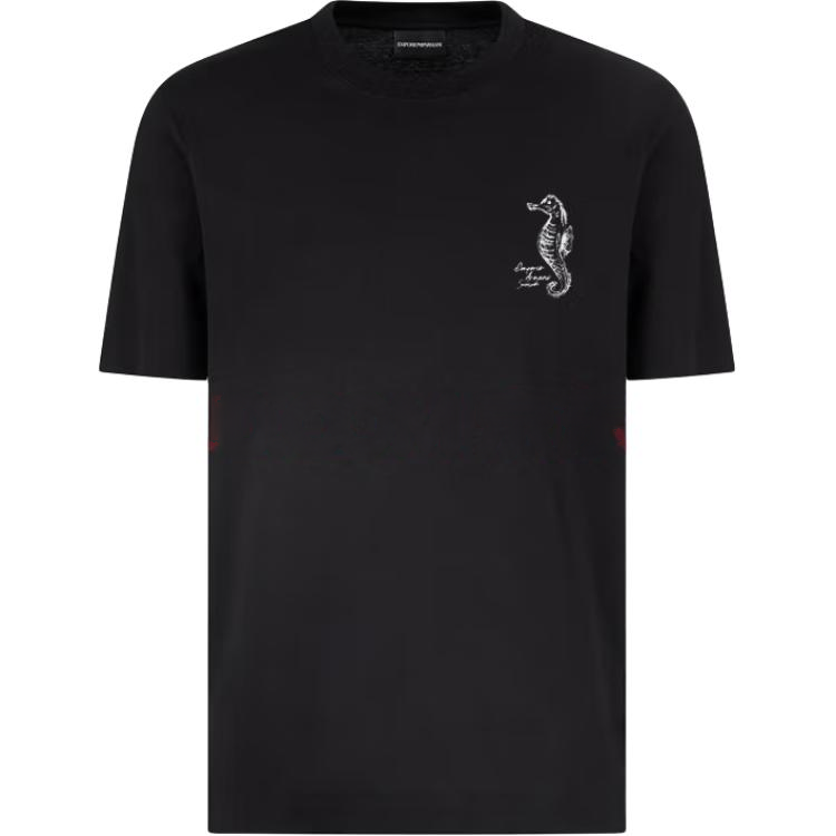 EMPORIO ARMANI SS25 T Shirt Men's Black
