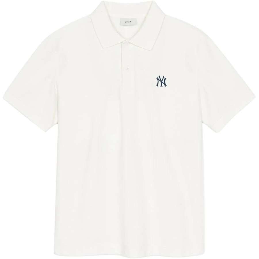 MLB MLB New York Yankees Polo Shirt Unisex White