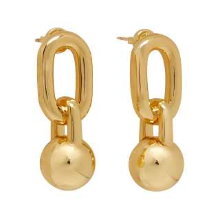 Anine Bing Brass Stud Earrings Women's Gold