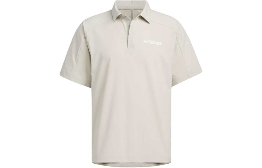 Adidas Adidas Woven Aeroready Polo Shirt Polo Shirt Men's Light Gray