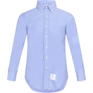 THOM BROWNE Shirts Men's Blue Lapel Moderate