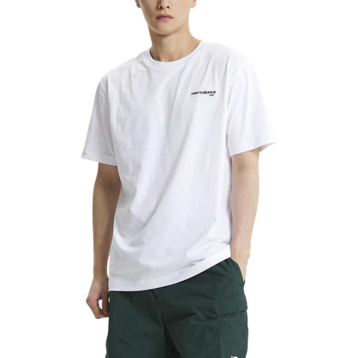 New Balance New Balance UNI Essential T Shirt Unisex 10 White