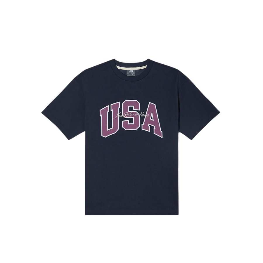 New Balance New Balance UNI USA T Shirt Unisex 59 Marine