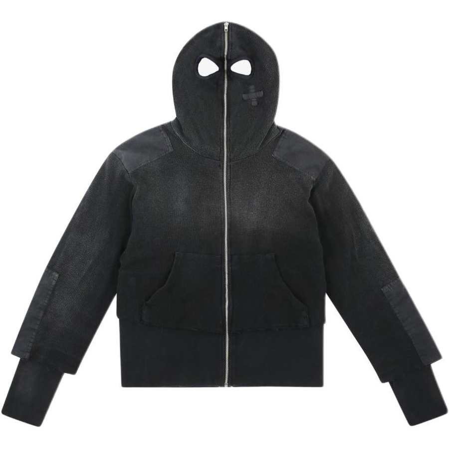 GRAILZ PROJECT G/R 2024 Sweatshirts Men's Washed Black Hooded Moderate