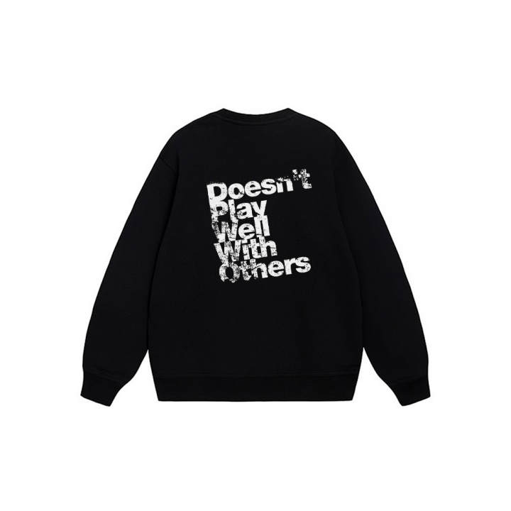 Nike Nike Sweatshirts Men's Black Crew Neck Moderate Regular