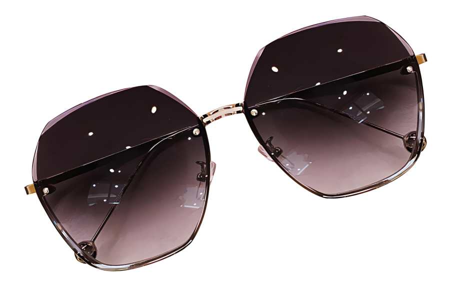 VINEY VINEY Irregular Shape Sunglasses Women's