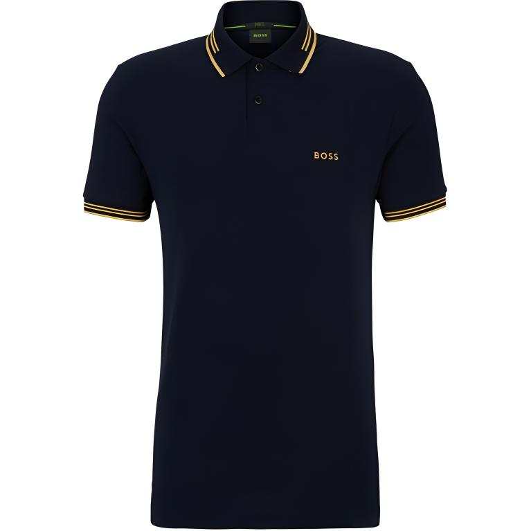 Hugo Boss logo-print polo shirt