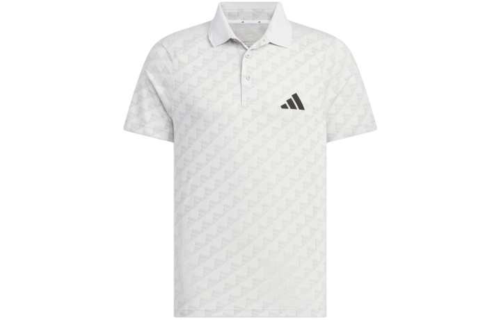Adidas Adidas Polo Shirts Men's White Polo Collar Moderate Straight Fit