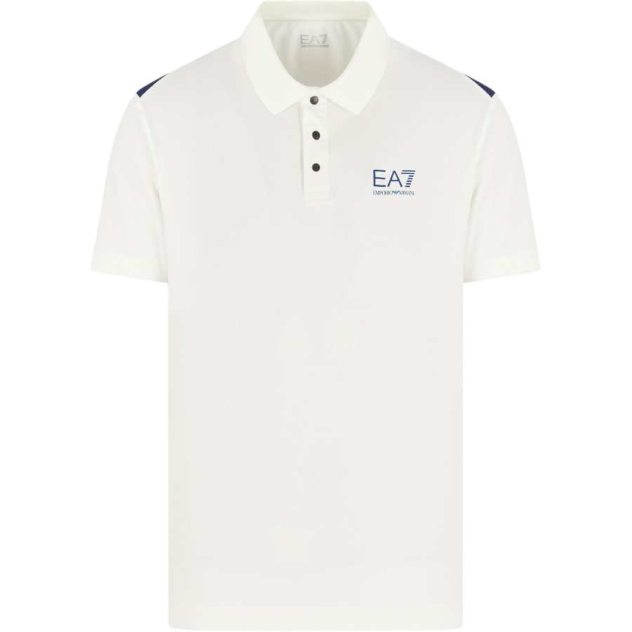 EMPORIO ARMANI EA7 Polo Shirt Men's Milk White