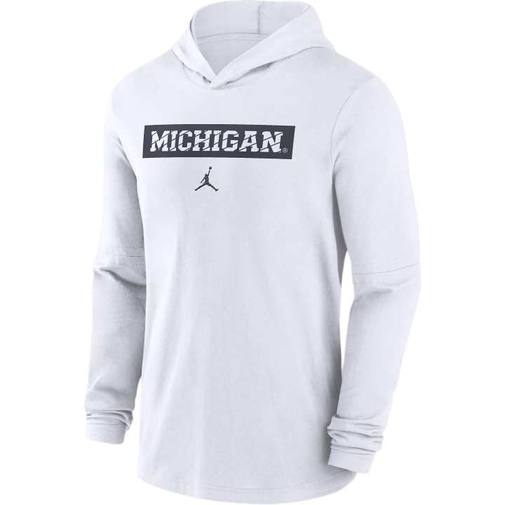Jordan Jordan Oklahoma Sideline Men's Jordan Brand Dri FIT College Long Sleeve Hooded Top