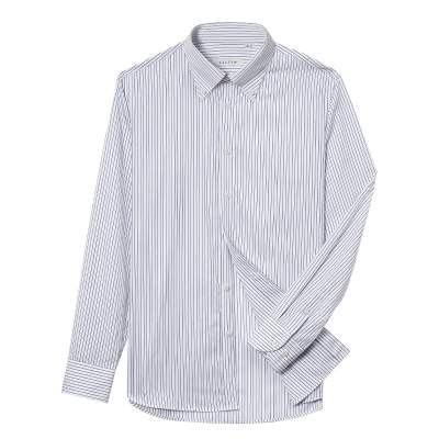 CULTUM Shirt Men's Thin Blue White Stripes