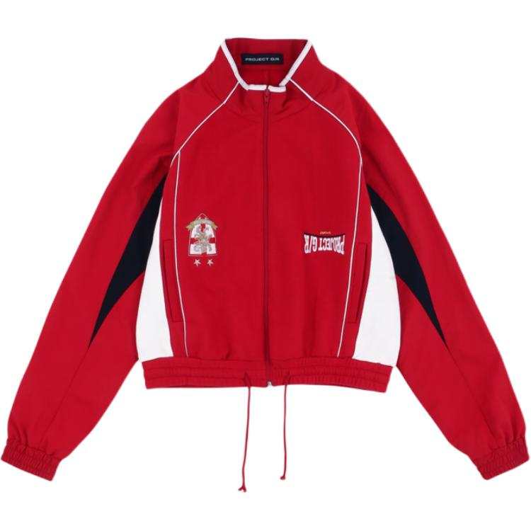 GRAILZ SS25 Jackets Unisex Red Stand Collar Moderate Other