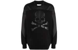 Philipp Plein panelled skull sweatshirt