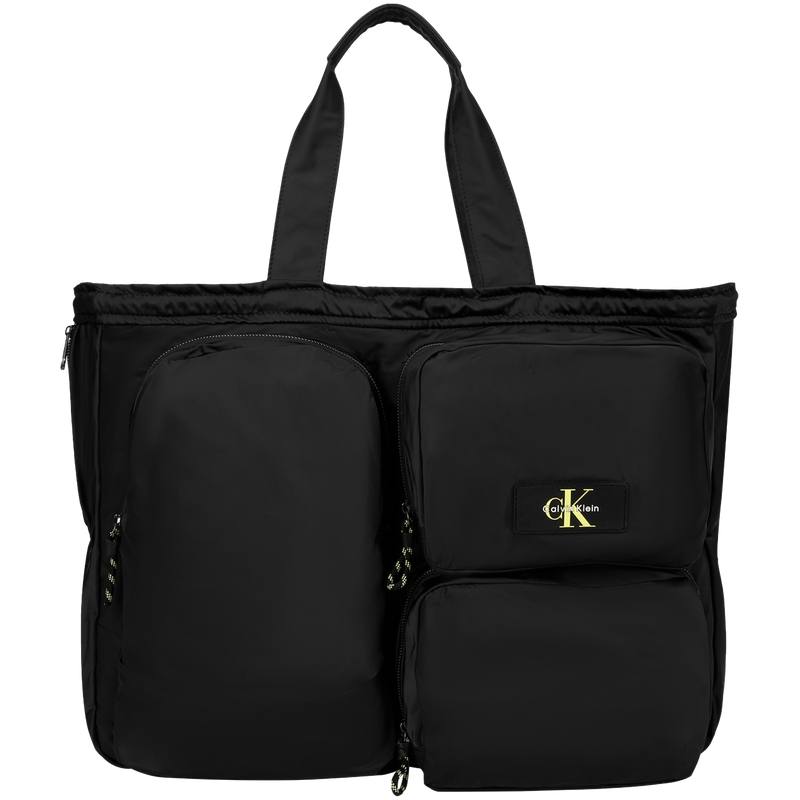 CALVIN KLEIN Fabric Handbag Large Men's Space Black