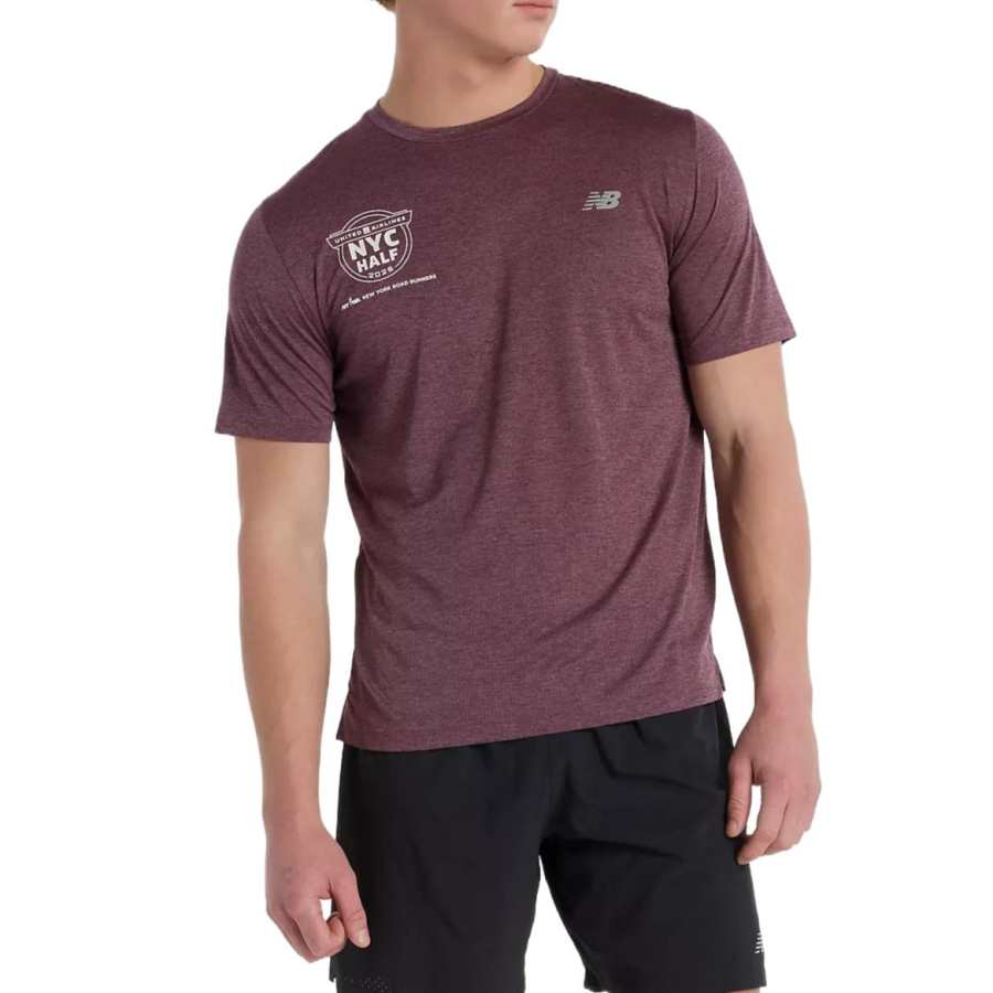 New Balance New Balance United Airlines NYC T Shirt Men's Purple
