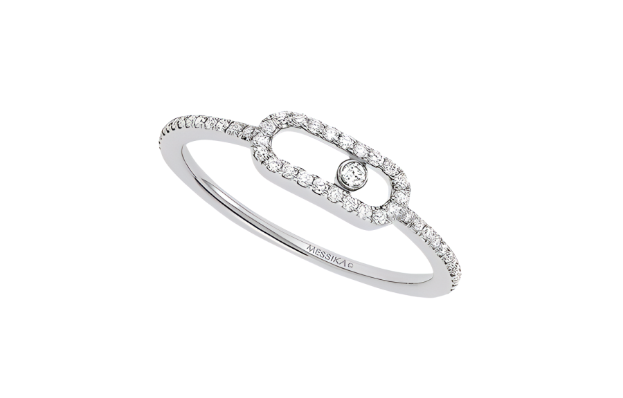 MESSIKA White Gold, Diamond Rings Women's Silver