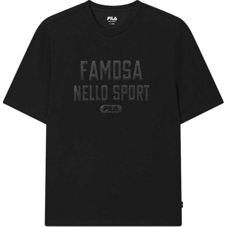 FILA MILANO T Shirt Men's Jet Black BK