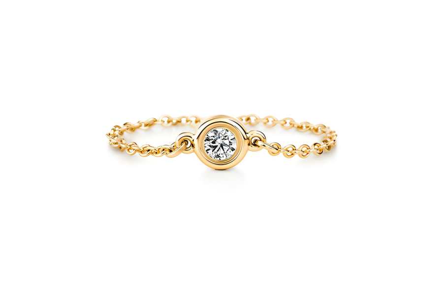 TIFFANY & CO. Tiffany & CO. Elsa Peretti chain diamond ring