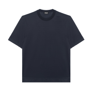 Zzegna Crewneck Straight Hem T Shirt